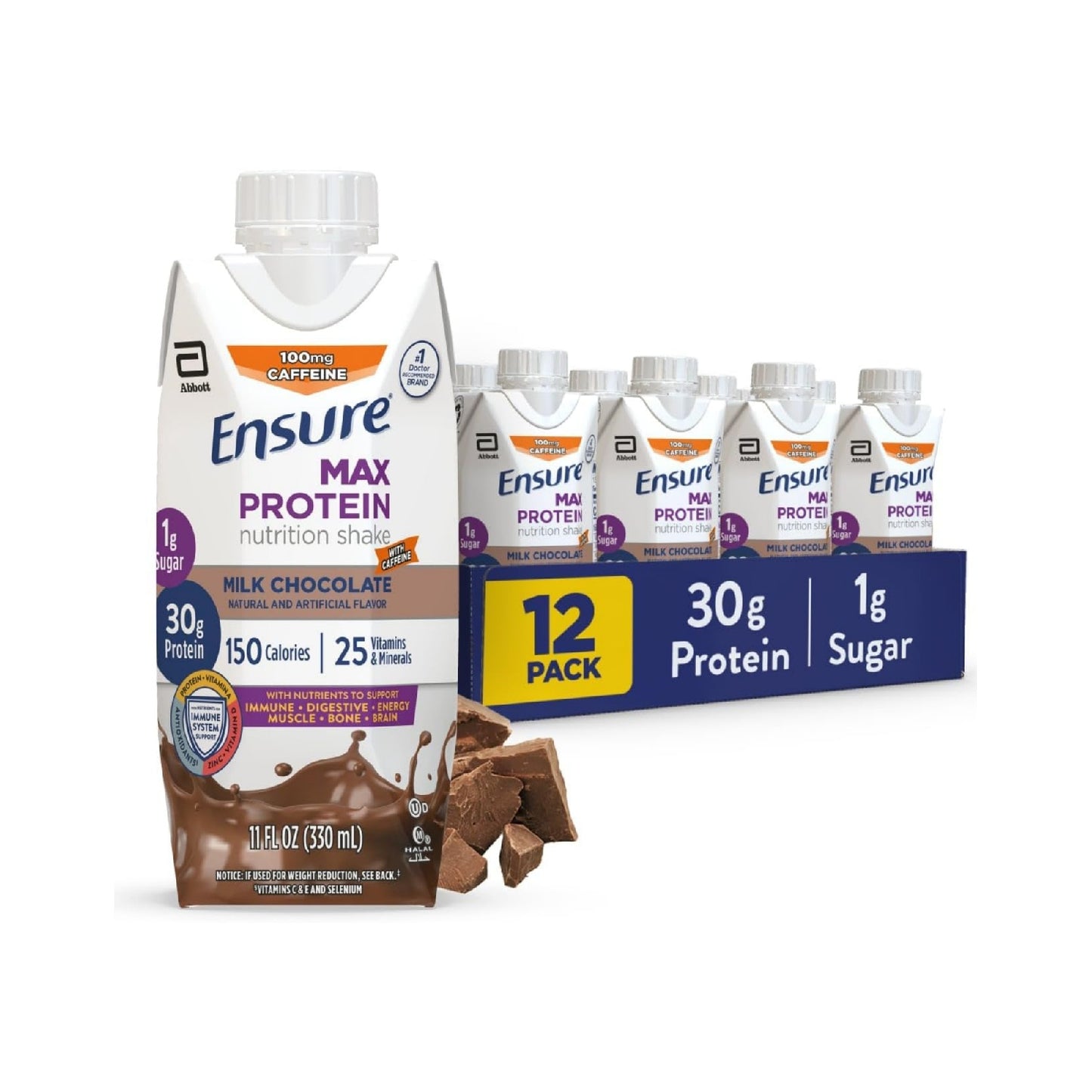 Ensure Max Protein Shake, 30g Protein, 11 fl oz, 12 Pack