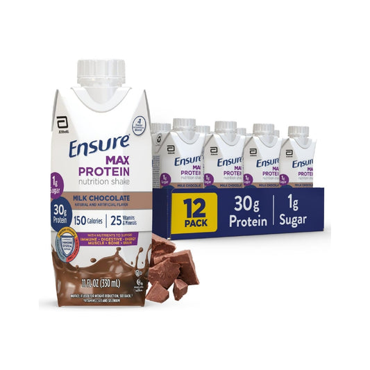 Ensure Max Protein Shake, 30g Protein, 11 fl oz, 12 Pack