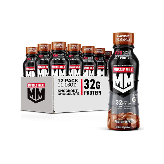 Muscle Milk Pro Advanced Nutrition Protein Shake, 32g Protein, 11.16 fl oz (Pack of 12)